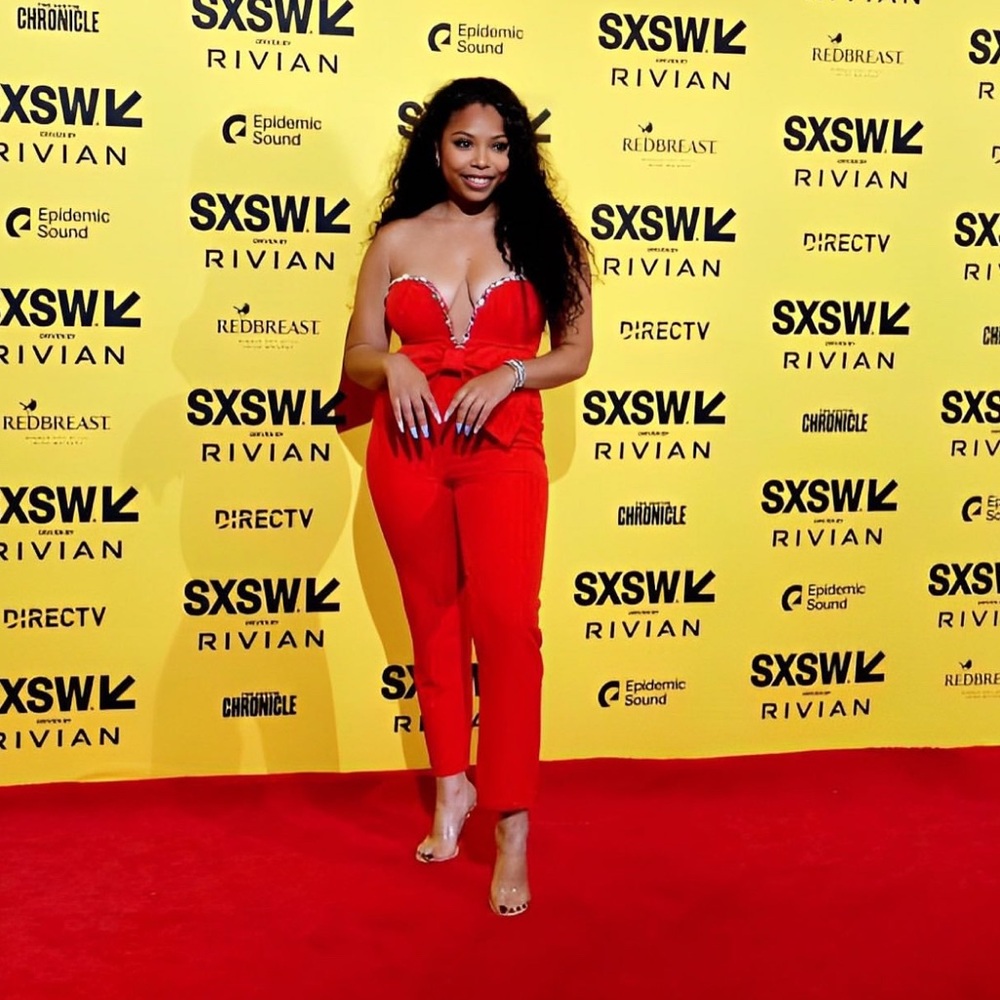 Red Strapless Two Piece Set